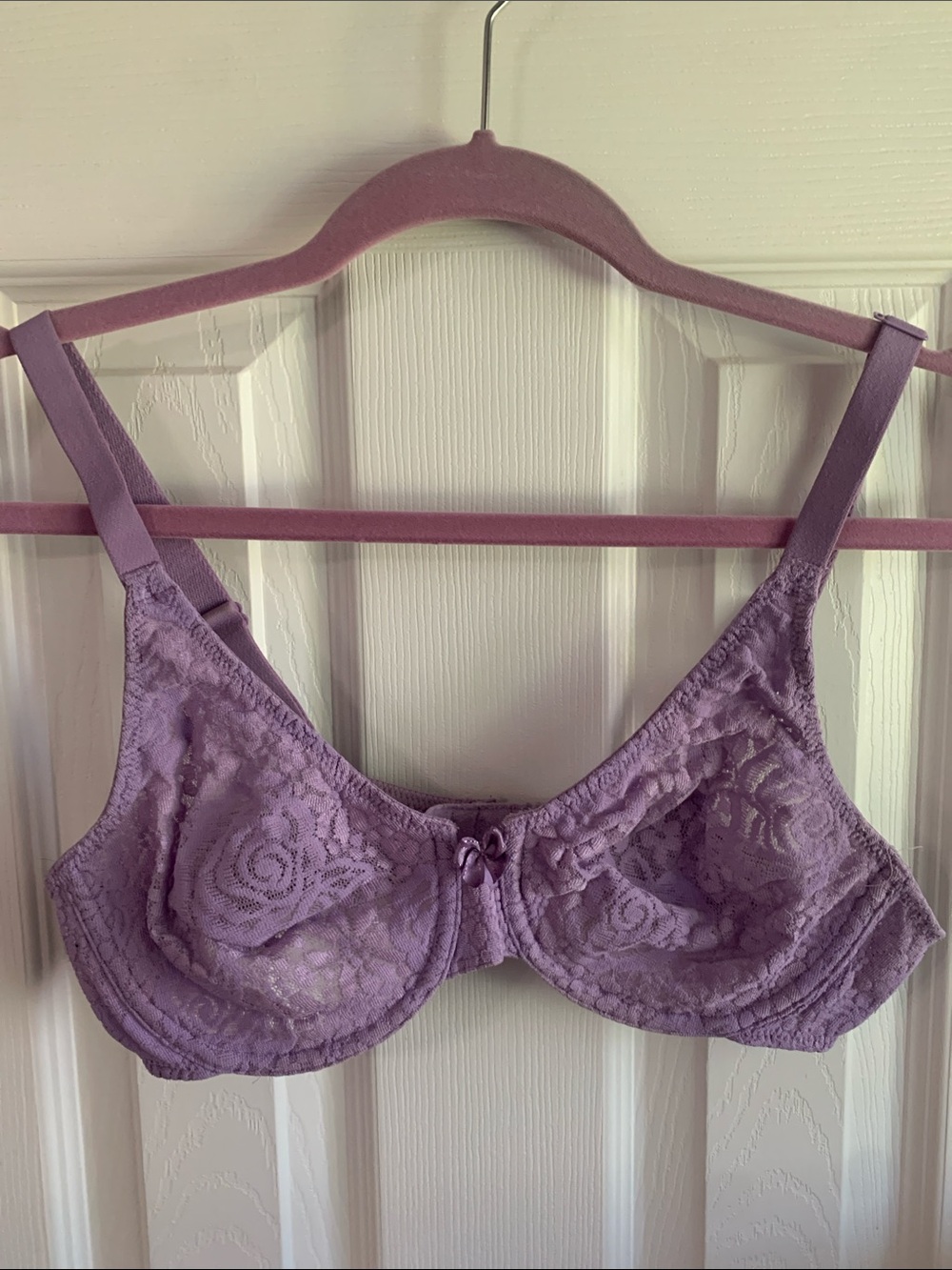 Wacoal Lavender Lace Underwire Bra